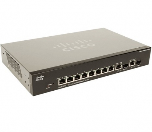 CISCO SRW2008-K9-G5 SG300-10 10-port 2+SFP L3 Gigabit Managed Switch