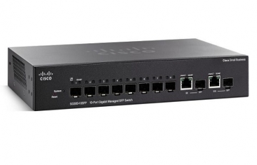 CISCO SG300-10SFP-K9-EU SG 300-10 10-port 8+SFP L3 Gigabit Managed SFP Switch